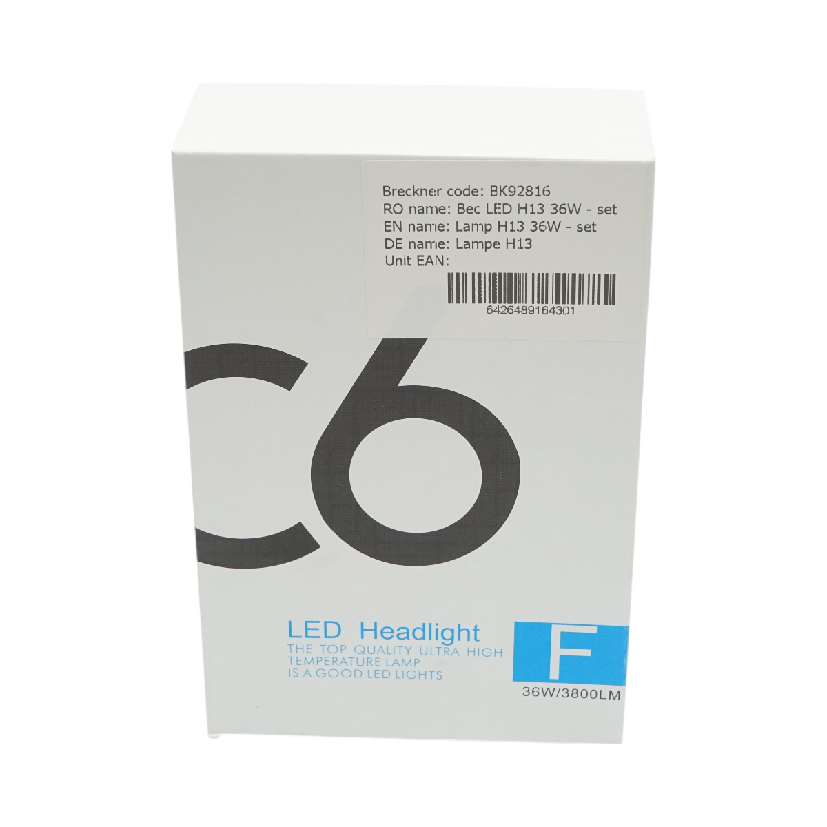 LED izzó szett, 2 db, H13, 36W, 12V/24V (8V–48V), Breckner Germany