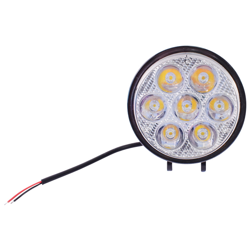 Lámpa, 7 LED-del, 10–30V, 21W, 60° sugárzási szög, flood típus, Breckner Germany