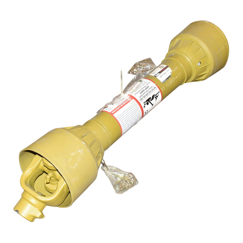 Kardántengely 850 mm, T6, kereszt 30,2x92 mm, háromszög alakú csővel, 1 3/8" Z=6, rotációs kapához