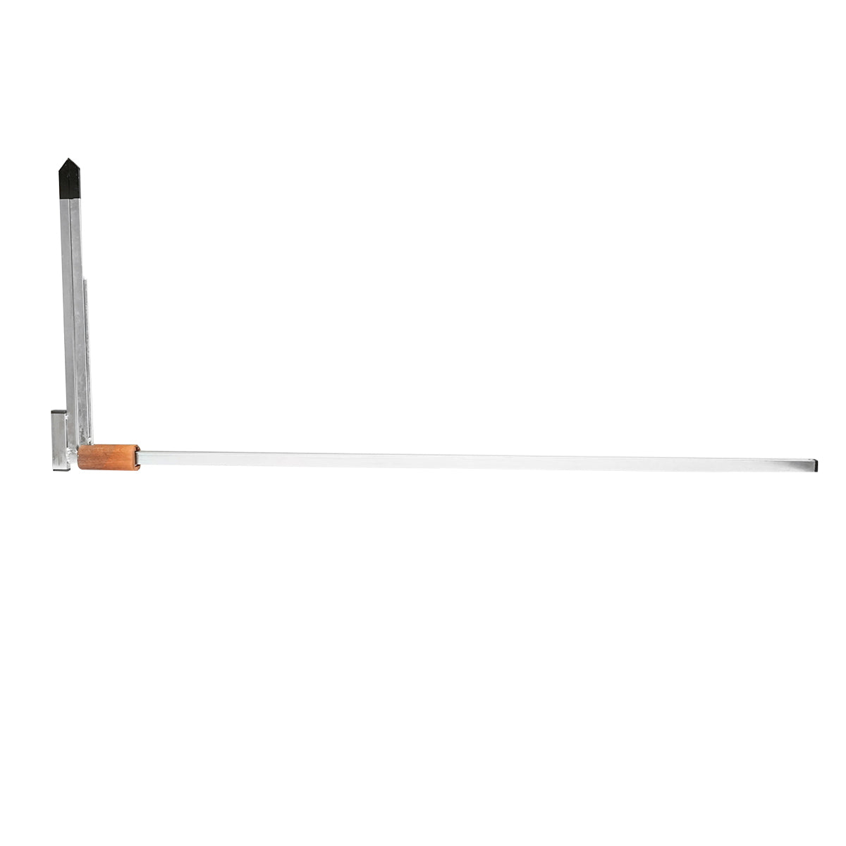 Fém erdészeti tolómérő 1200mm fa fogantyúval