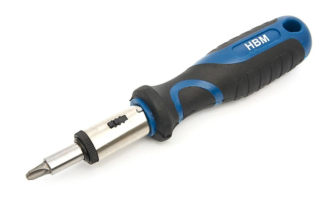 100 DARABOS KÉSZLET: CSAVARHÚZÓ, BITEK, DUGÓKULCSOK, CRV ACÉLBÓL TÁROLÓ ÁLLVÁNNYAL PUHA FOGANTYÚ HBM HOLLANDIA