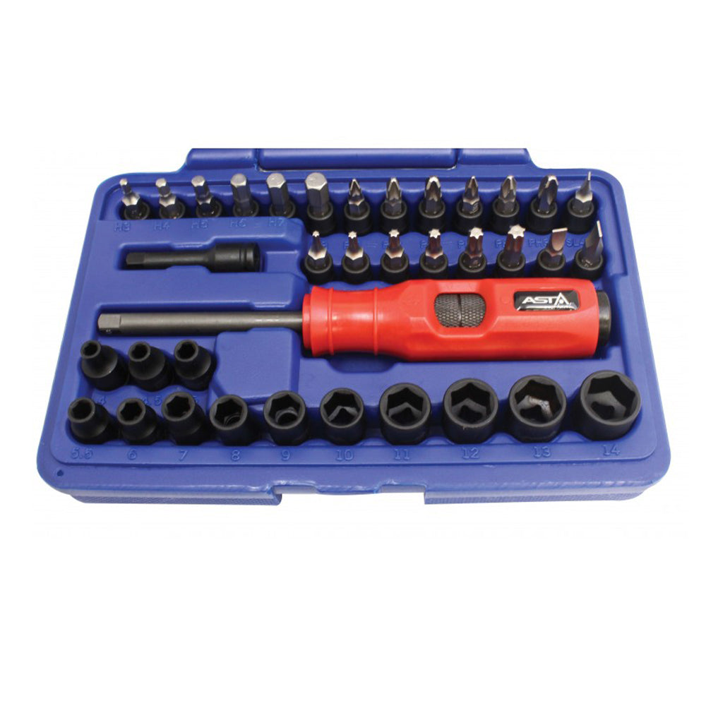 ÜTŐ CSAVARHÚZÓ KÉSZLET 1/4 37 DB