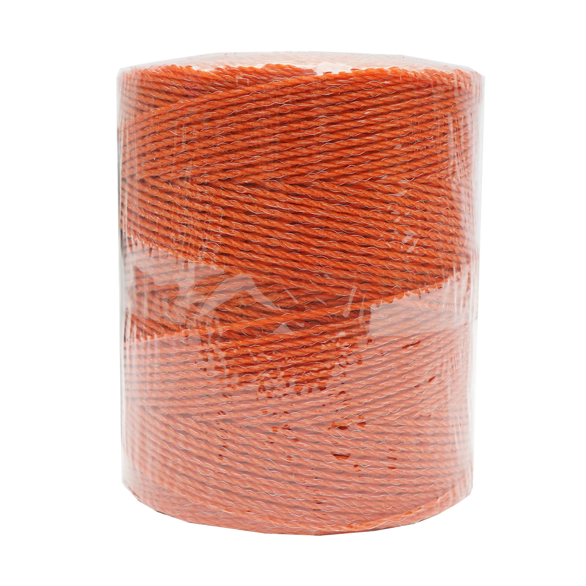 Elektromos kerítés dróttekercs, narancssárga, 2 mm átmérő, 3×0,15 mm rozsdamentes acél betéttel, ellenállás 16 Ohm/m, 500 m, Breckner Germany