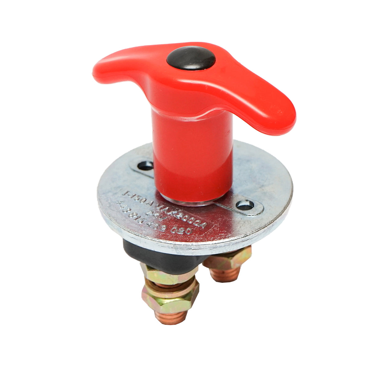 Univerzális főkapcsoló, átmérő 70 mm, 12/24V, 150A-2000A, réz csatlakozó M12, Breckner Germany