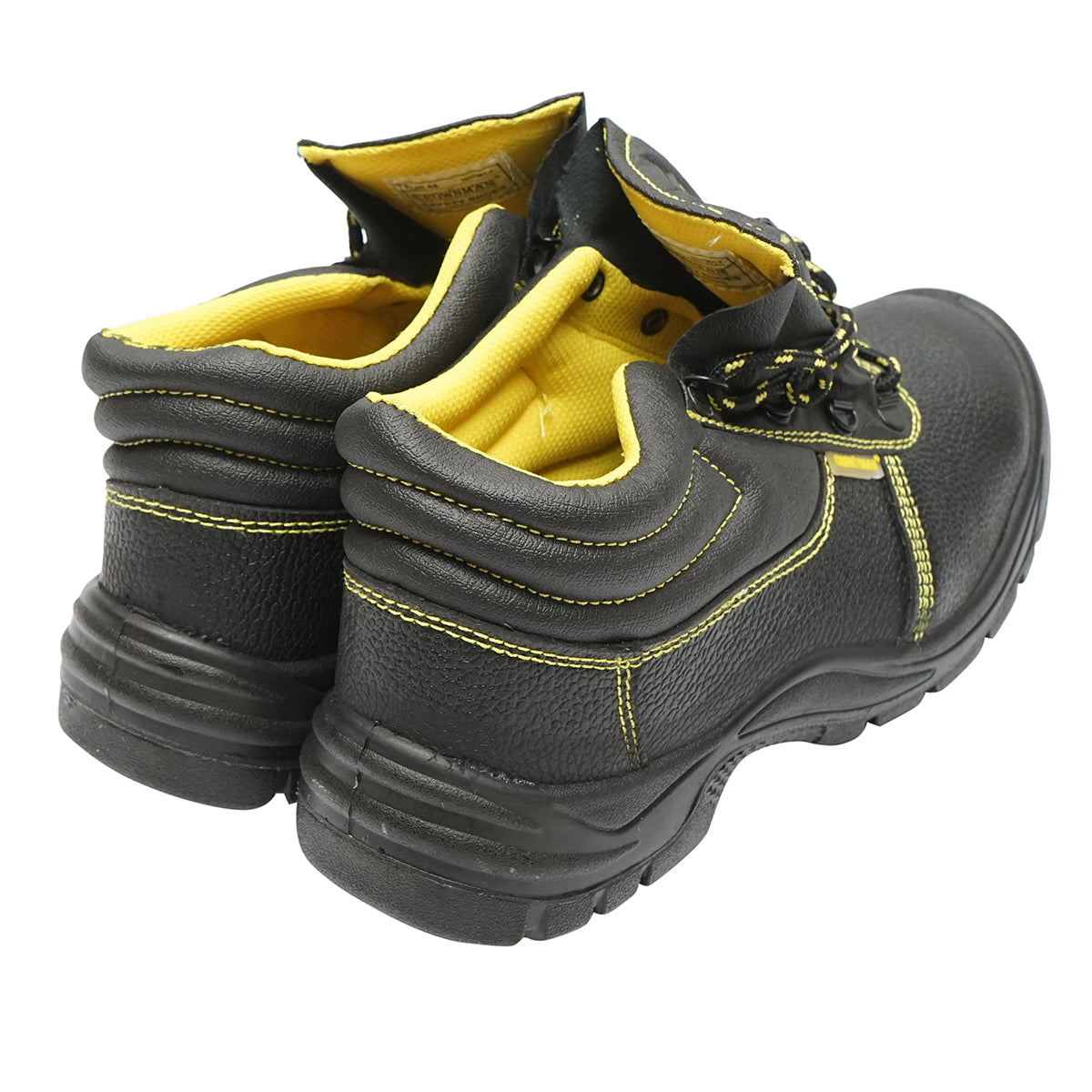 Védőbakancs acél lábujjvédővel és acél talplemezzel, 40-es méret, Crownman