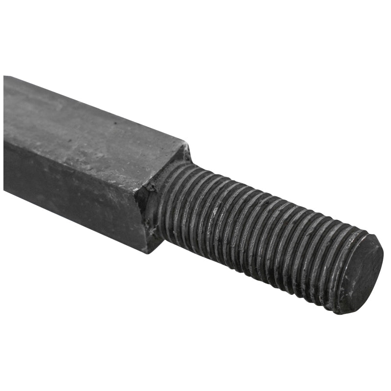 Hosszú négyzetes tengely, M27 menet, 220 cm hossz, 29 mm négyzet