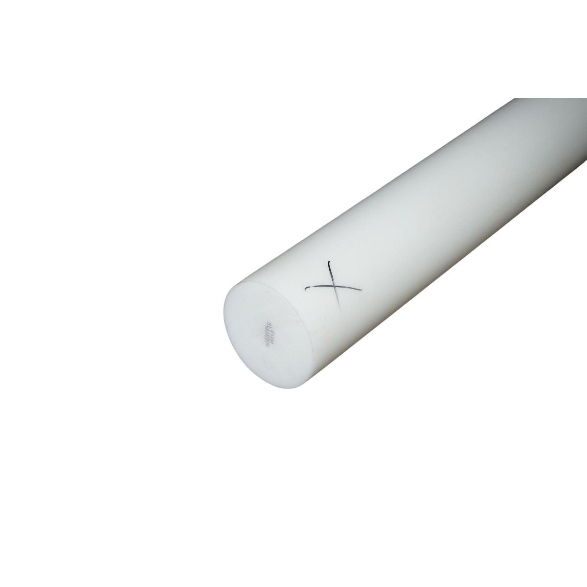Poliamid, poli-oximetilén (POM) fehér rúd, 1000x160mm, 30.5 kg