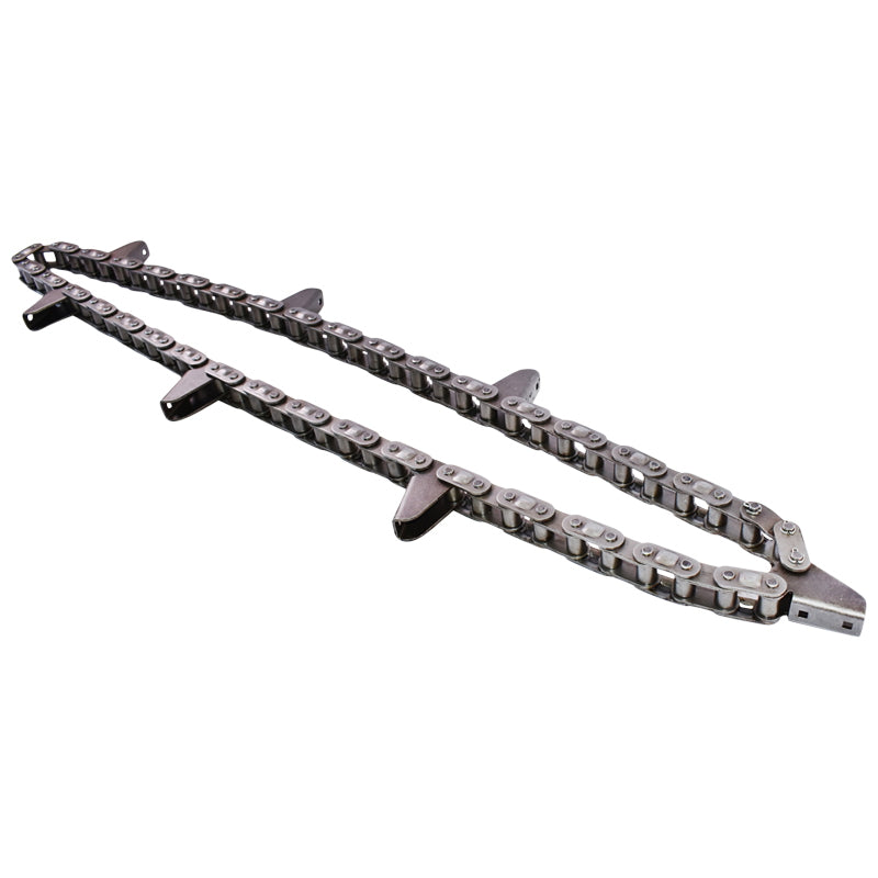 Kombájn hajtólánc, görgőslánc DONGHUA 1326221 CA627-CPEF5.07 Oros 7 pálcával L=2,15 méter