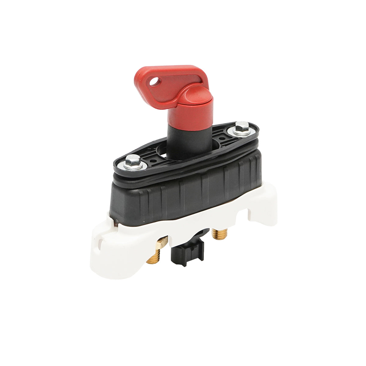 Főkapcsoló 12/24V, M10 csatlakozó, 2 tűs csatlakozóval Renault és Volvo járművekhez, Breckner Germany