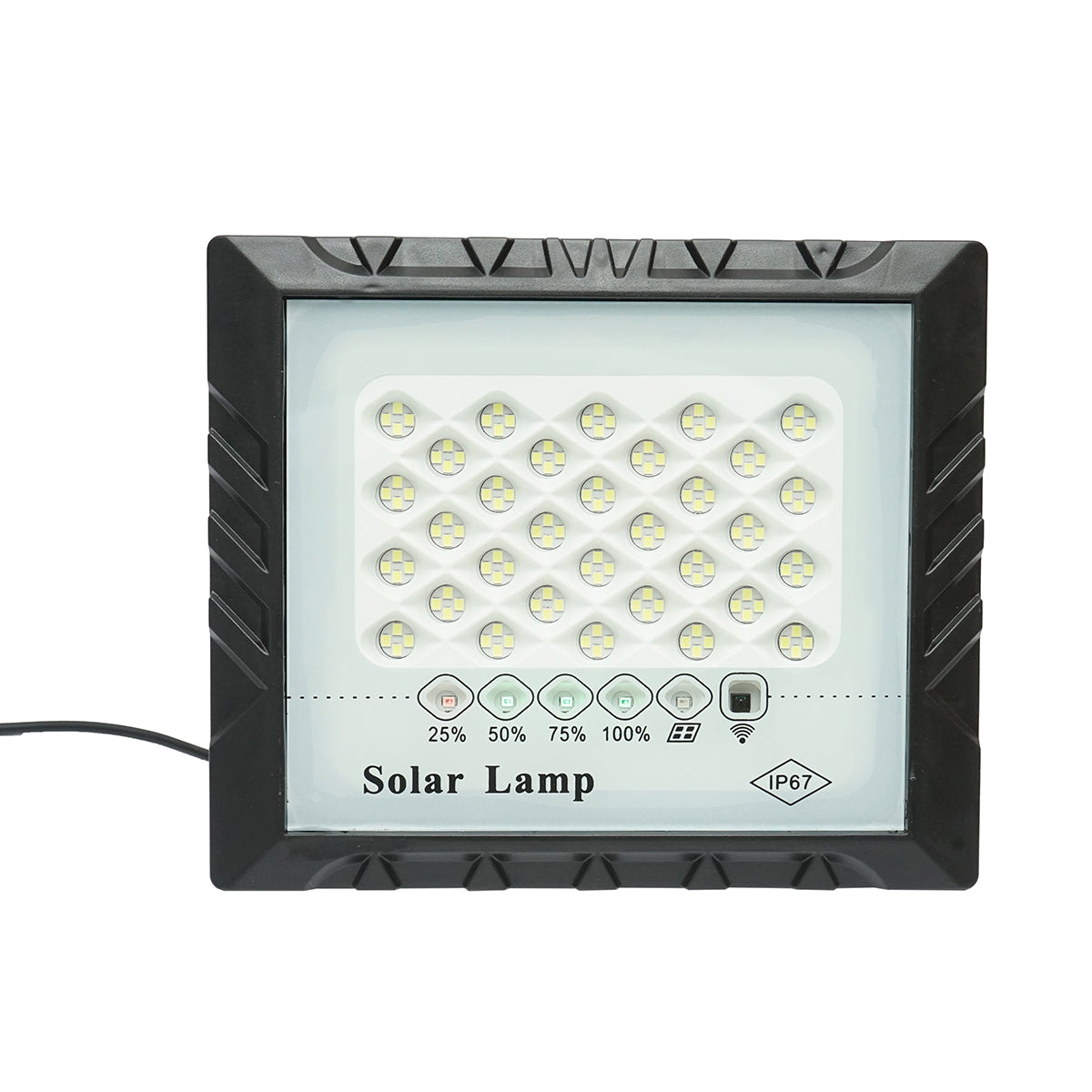 LED reflektor 25W, 3W napelemmel, 4000 mAh akkumulátorral és távirányítóval, IP67, Breckner Germany