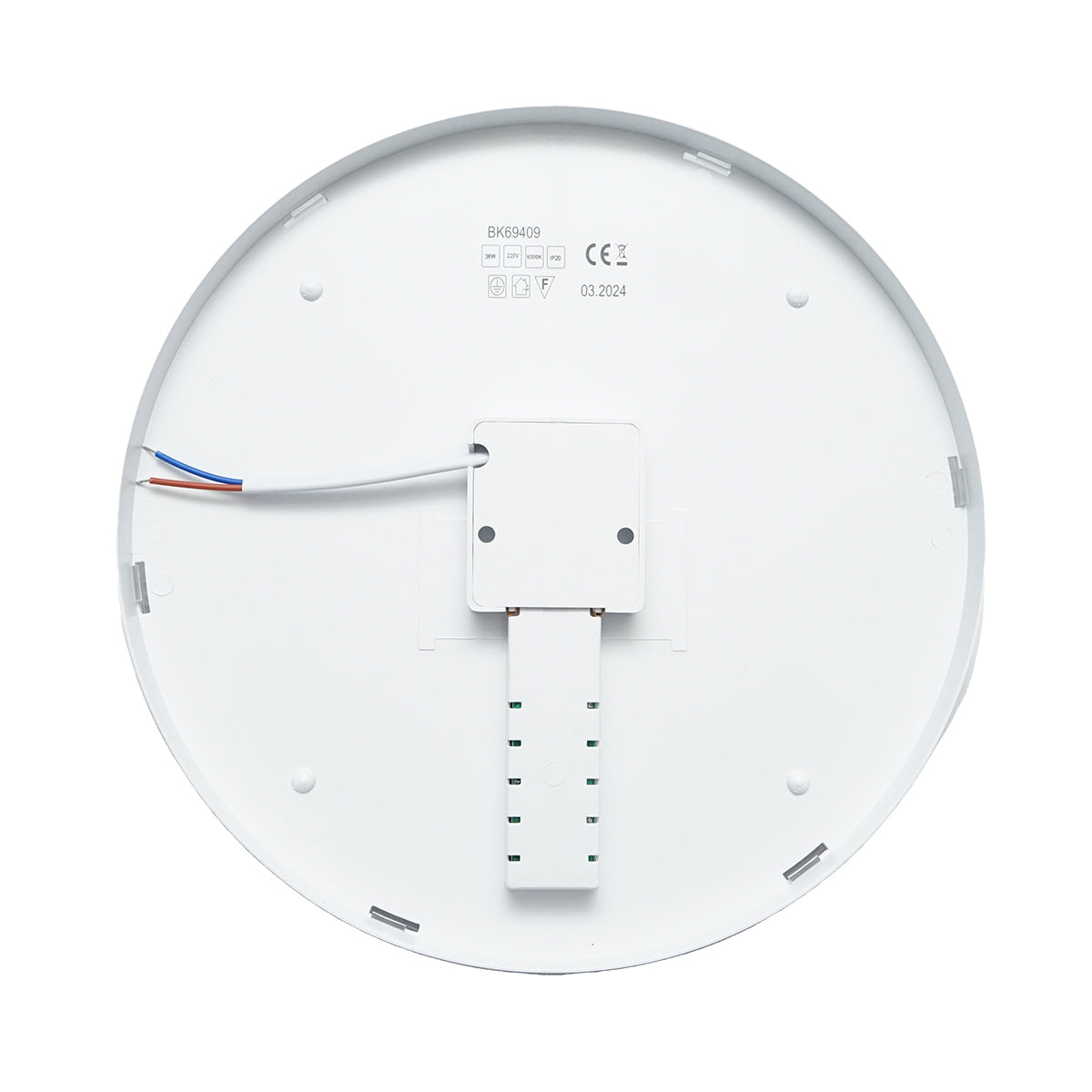 LED mennyezeti lámpa 36W, 220V, IP20, 6500K, 230 mm, hideg fényű beltéri/kültéri világítótest, Breckner Germany