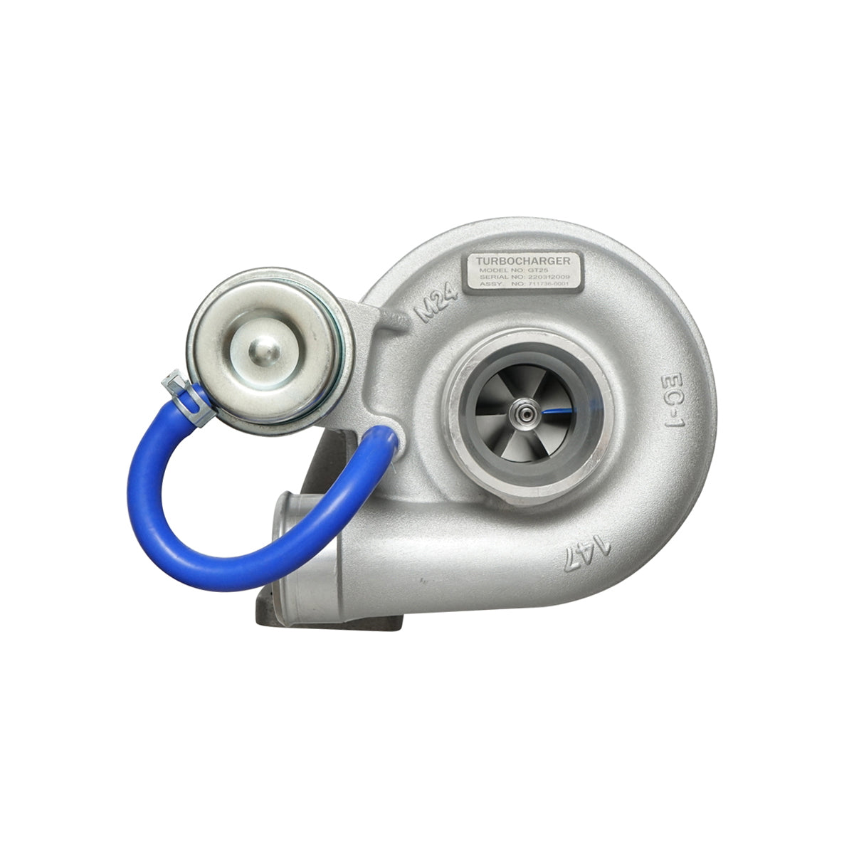 Turbófeltöltő Perkins motoros Erdei traktorhoz OEM kód 2674A200, 1104C-44T és 1104C-E44T motorhoz