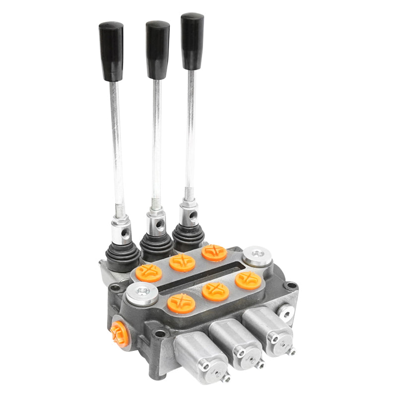 HIDRAULIKUS ELOSZTÓ 3 KARRAL 200-220 BAR 40L/MIN BRECKNER GERMANY