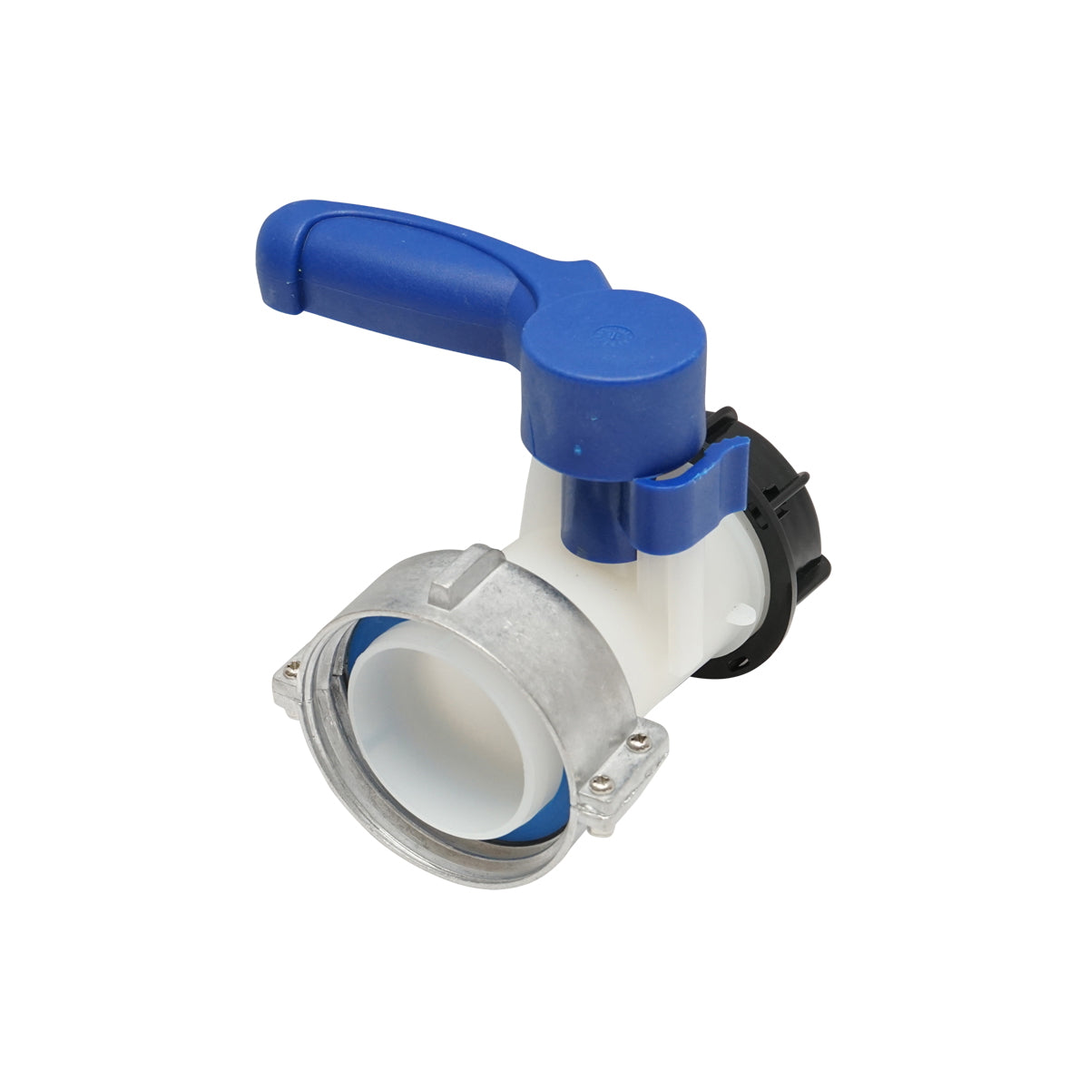 IBC tartály csap, S60x6, DN50, 75 mm menetátmérő, EPDM tömítéssel