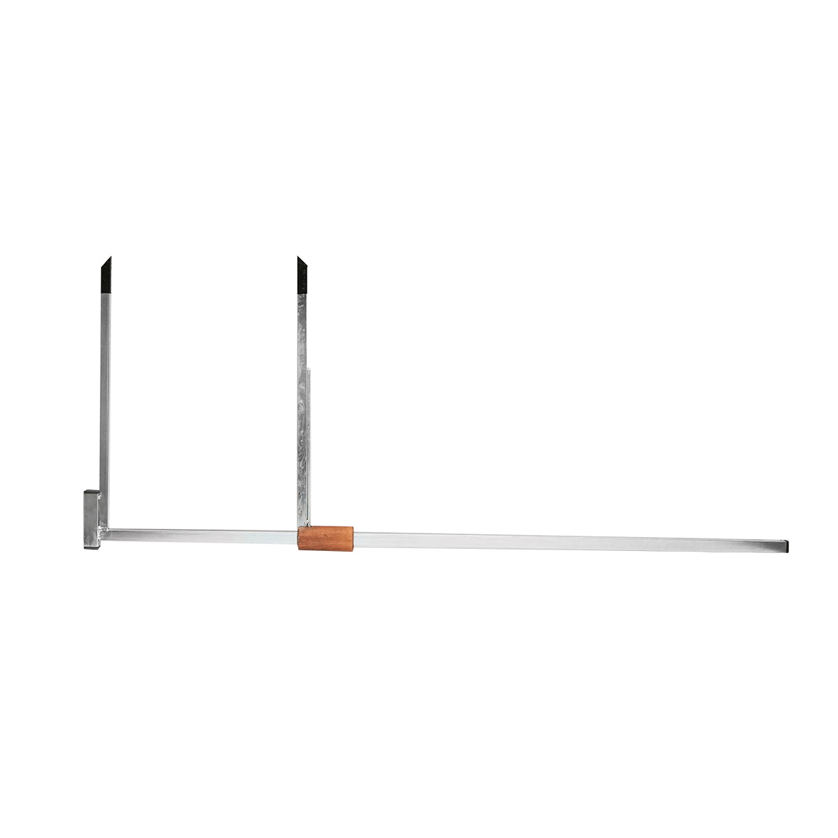 Fém erdészeti tolómérő 1200mm fa fogantyúval