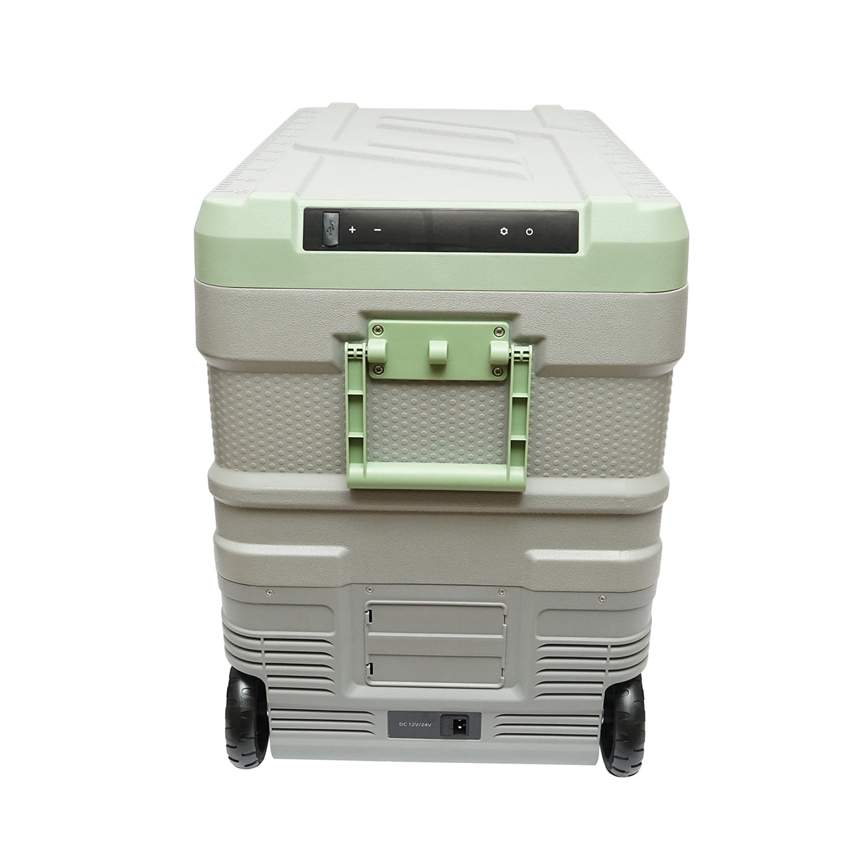 Autós hűtőszekrény kompresszorral, 60W, 64.2L kapacitás, 12–24–220V tápfeszültség, LCD kijelző, USB, 692x416x585 mm, G65 AUTOSPEED