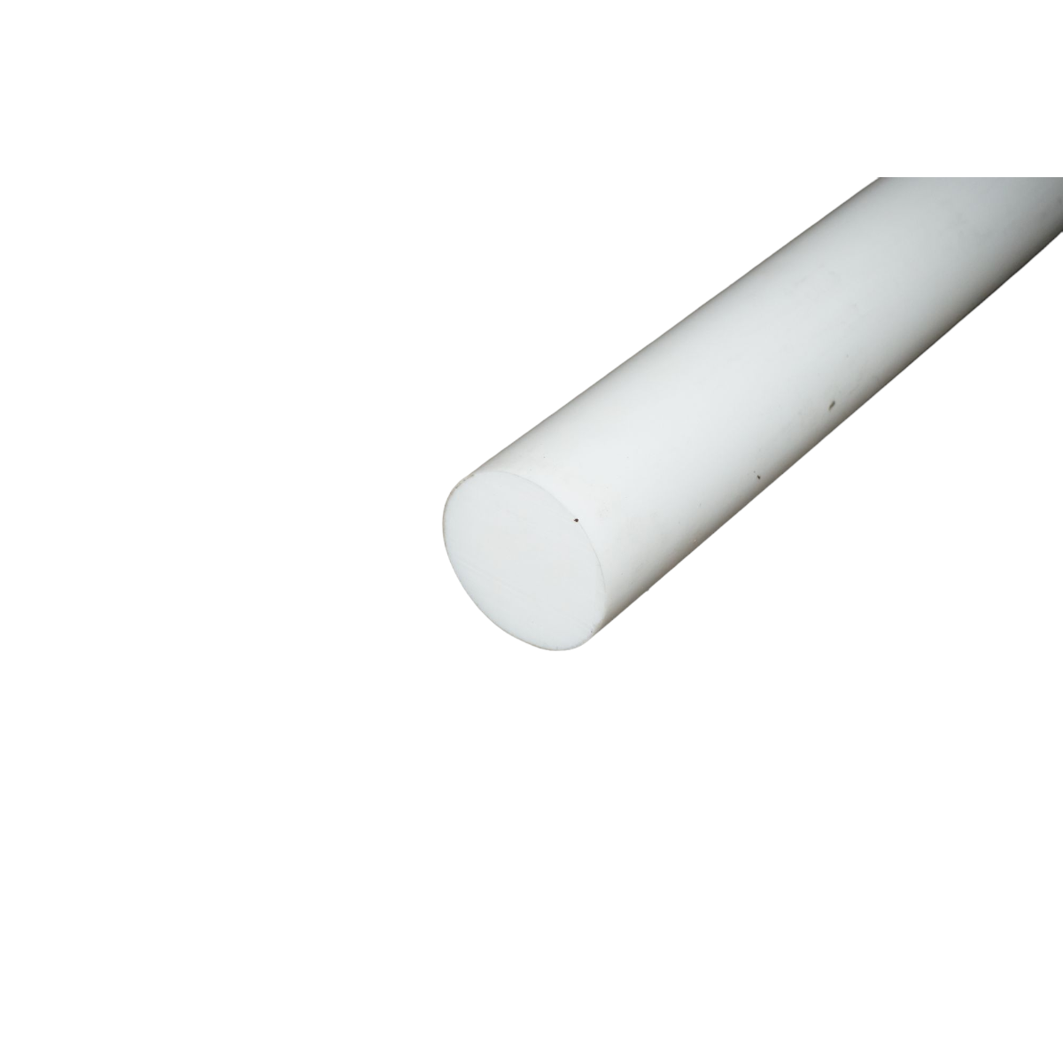 Teflon (PTFE), politetrafluoretilén fehér rúd, 100x1000mm, 18.50 kg