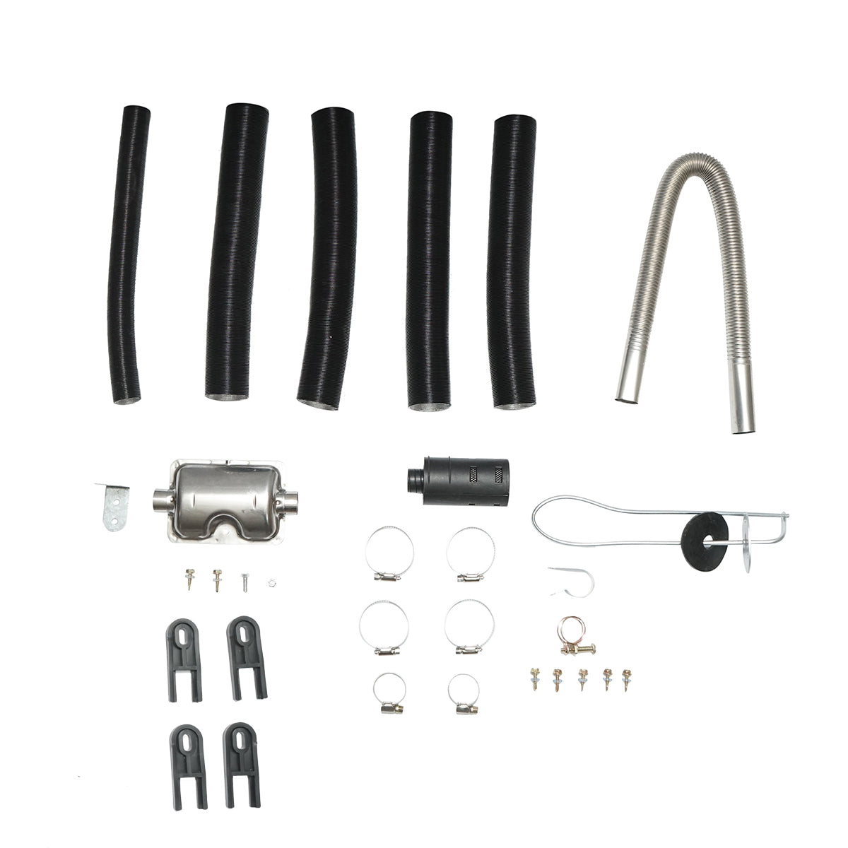 Sirocou, hordozható állóhelyzeti fűtés 12–24/220V, 5KW, LCD kijelzővel, távirányítóval és Kyocera izzítógyertyával, Breckner Germany