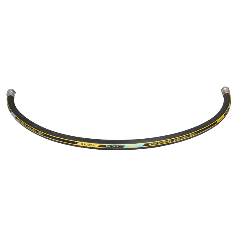 Sajtolt hidraulikatömlő DN16 2SN 1200 mm Erdei traktorhoz