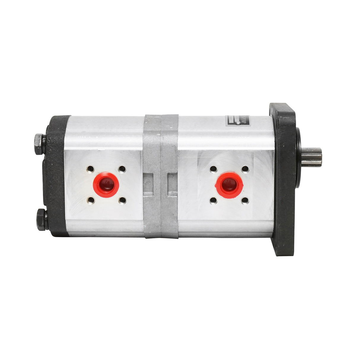 Kettős hidraulikaszivattyú, bal oldali szívás, 22+14 cm³, New Holland, Case IH gépekhez, OEM kód: 47129338