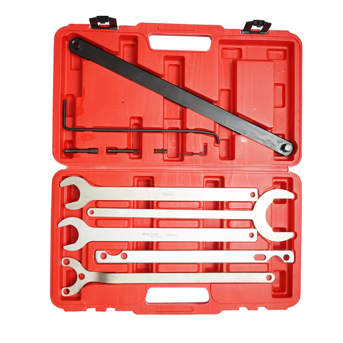 SPECIÁLIS KULCSKÉSZLET A VÍZPUMPA SZÉTSZERELÉSÉHEZ MERCEDES, FORD, BMW BRECKNER GERMANY