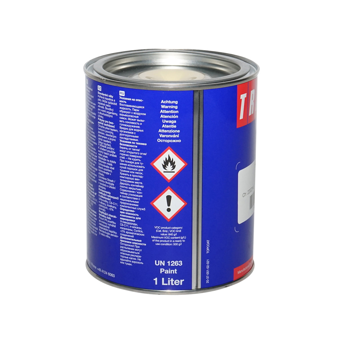 Autófesték krém, Fiat típus, 1L, Tractol