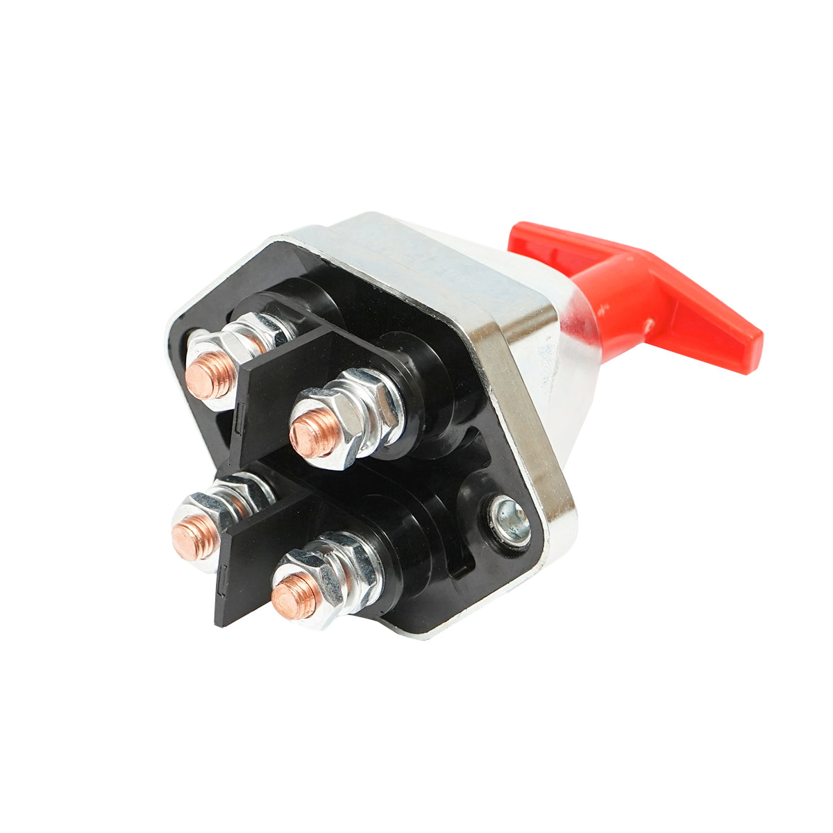 Dupla áramkörös főkapcsoló, 12/24V, 250A, réz M10 csatlakozóval, Breckner Germany