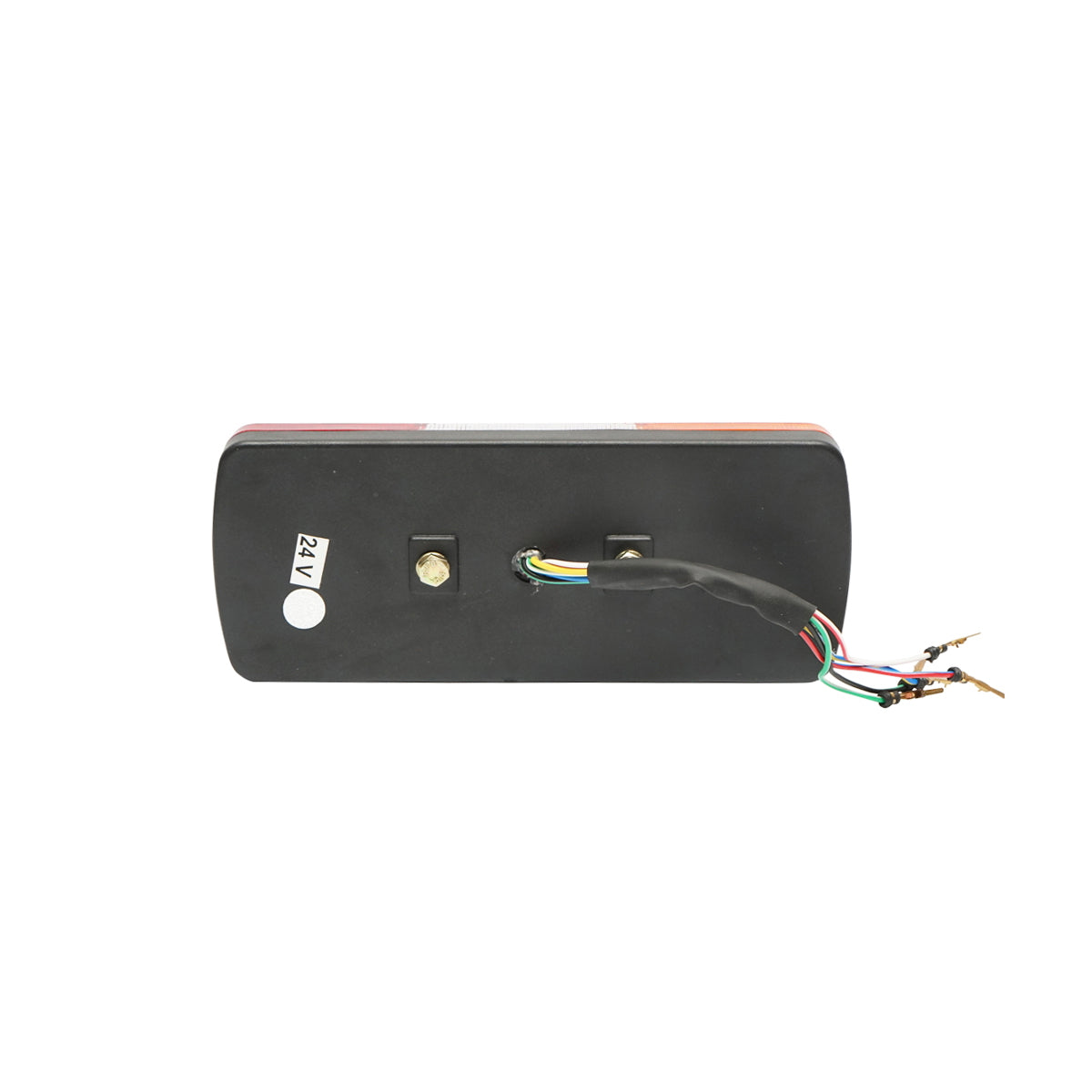 Téglalap alakú hátsó lámpa, 28 LED, 3 rekeszes, 24V