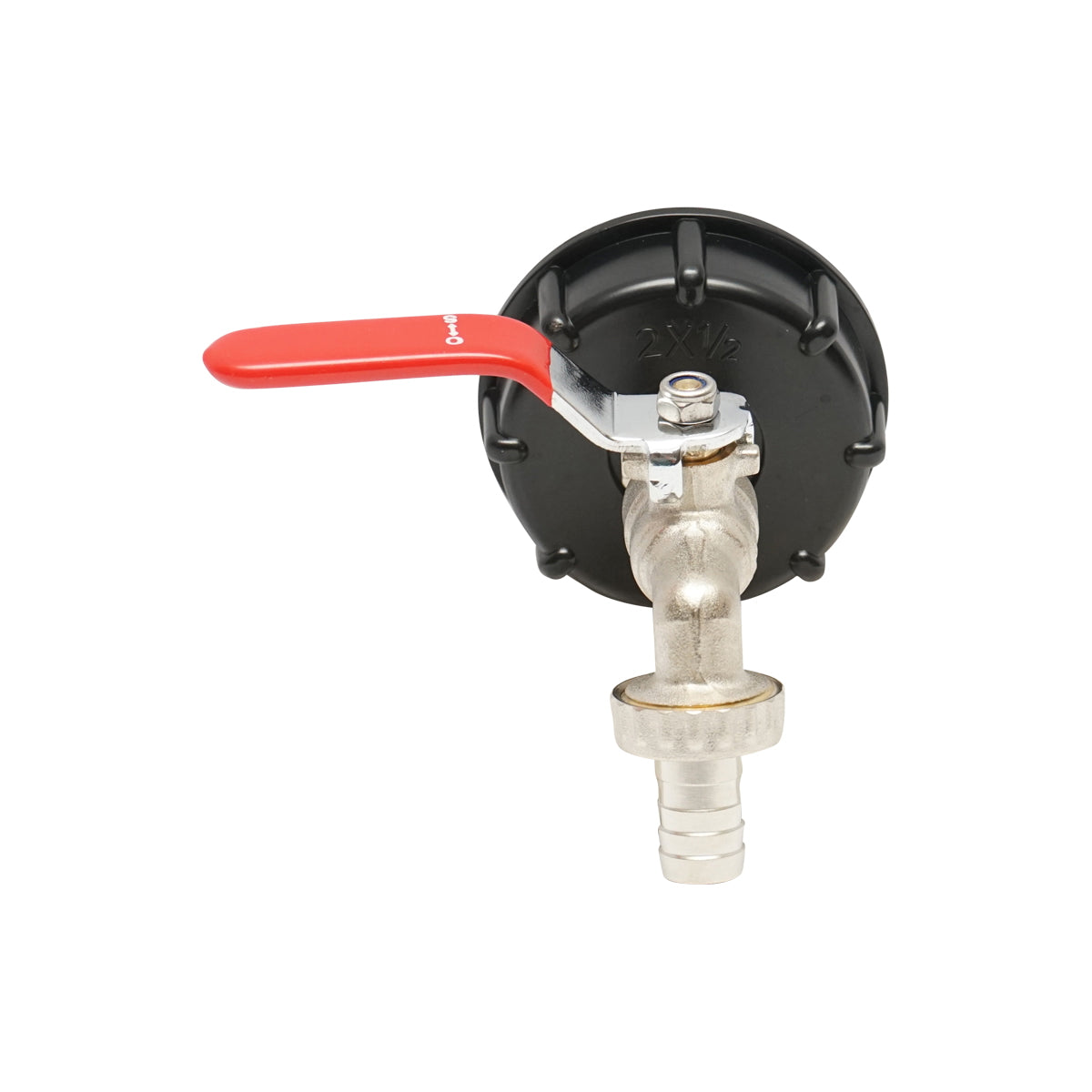 IBC tartály sárgaréz csap, S60x6x1/2, 60 mm külső menetes