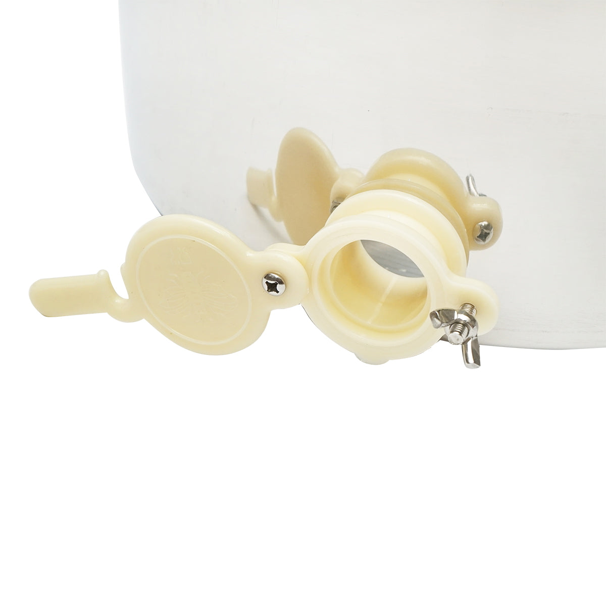 Rozsdamentes acél mézletöltő tartály fedéllel, 40 kg