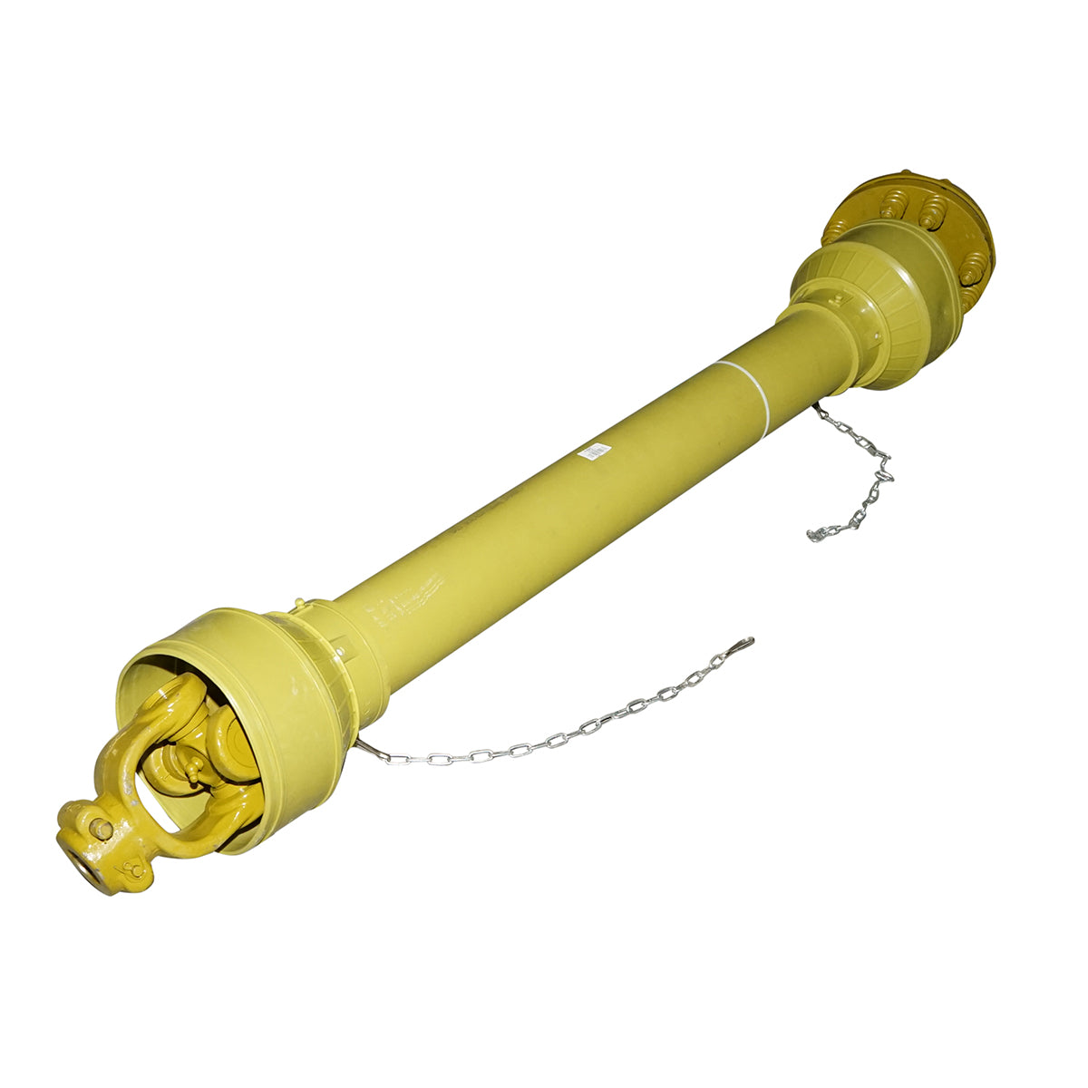 Kardántengely 1400 mm, S9 T9, kéttárcsás kuplunggal, kereszt 41x108 mm, csillag alakú csővel, 1 3/8" Z=6