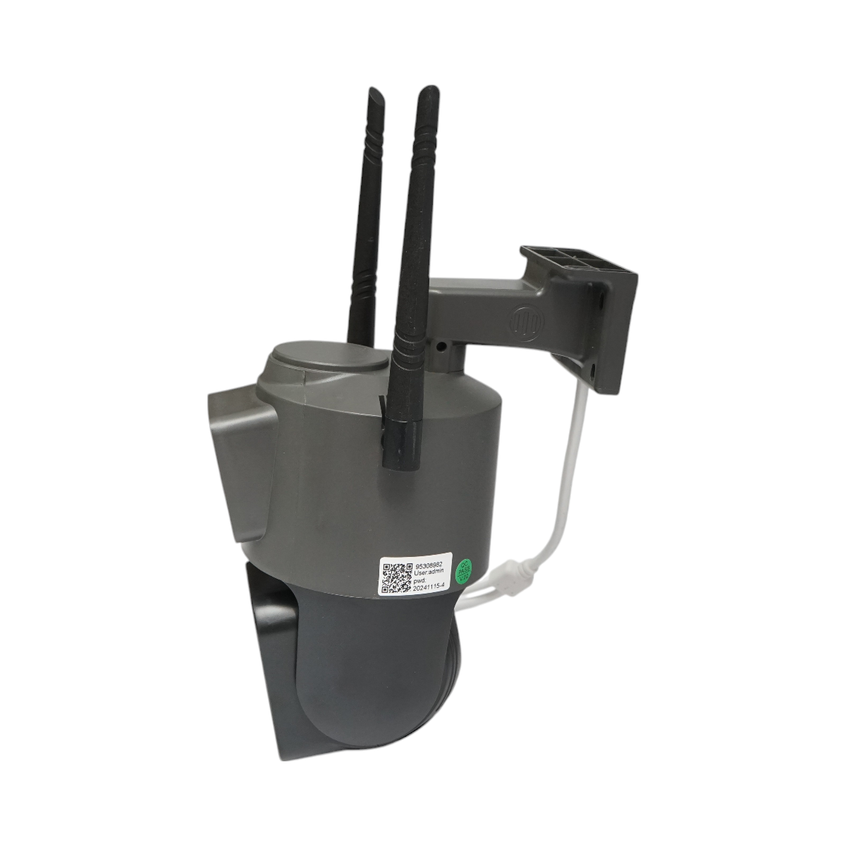 Smart-bulb LED kamera, dupla lencsés, 4 MP, 360° PTZ, WIFI 2.4GHz, E27 foglalat, mozgásérzékelő, iCSee alkalmazás