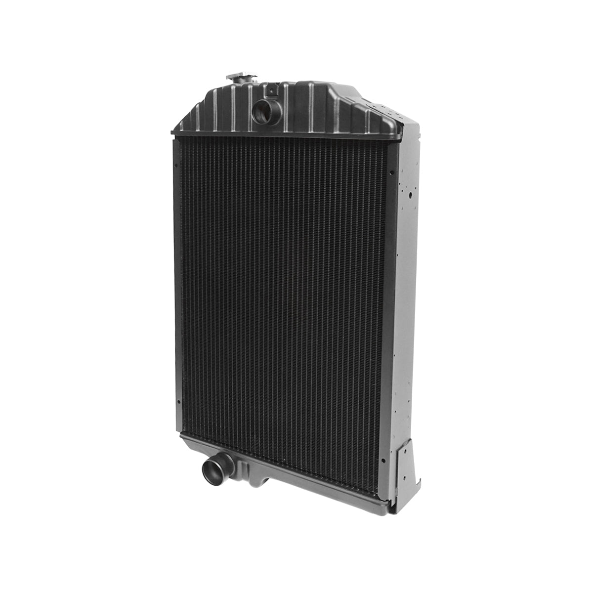 Vízhűtő, 5 soros cellákkal John Deere-hez, OEM AR95802, RE21893, RE38664 Breckner Germany