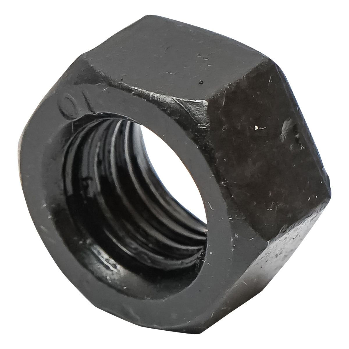 200 db-os készlet fekete hatszögletű anya DIN 934 M14x2 G10