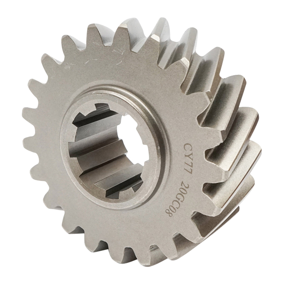 Végáttétel tengely fogaskerék Z=21 (középen Z=8) erdészeti traktor hajtóműhöz