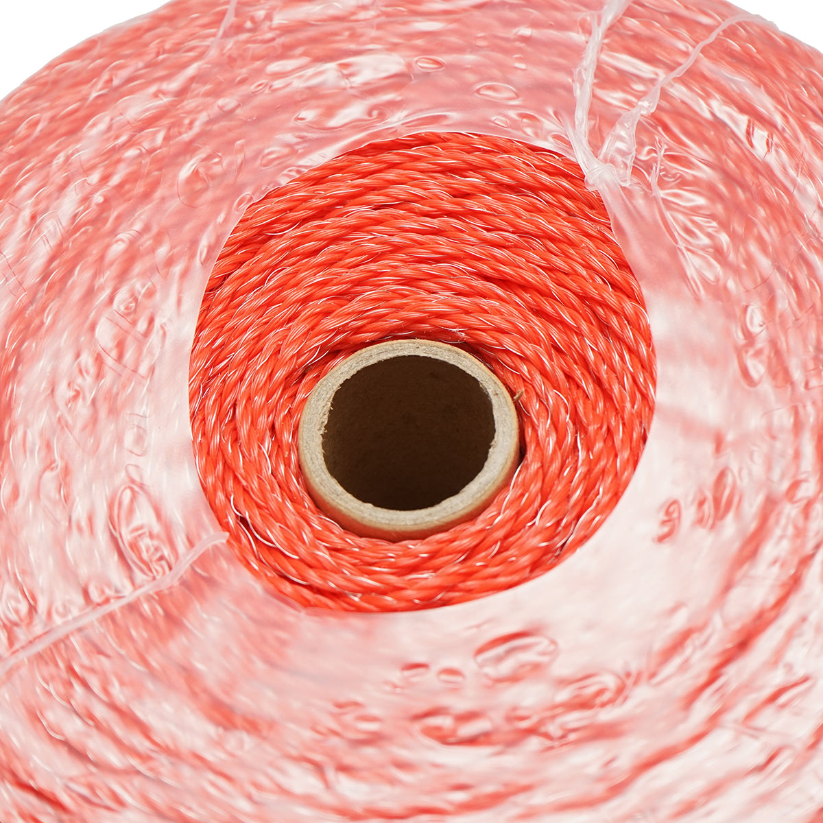 Elektromos kerítés dróttekercs, narancssárga, 2,5 mm átmérő, 3×0,15 mm rozsdamentes acél betéttel, ellenállás 15 Ohm/m, 1000 m, Breckner Germany