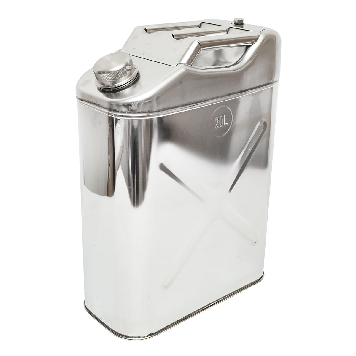 20 literes rozsdamentes acél tartály rugalmas tömlővel és dugóval