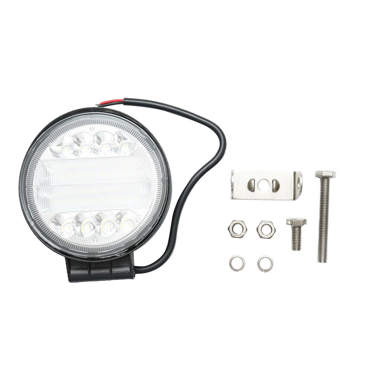 LED reflektor, 10–30V, 72W, 113x132x30 mm, rögzítőkkel, Breckner Germany