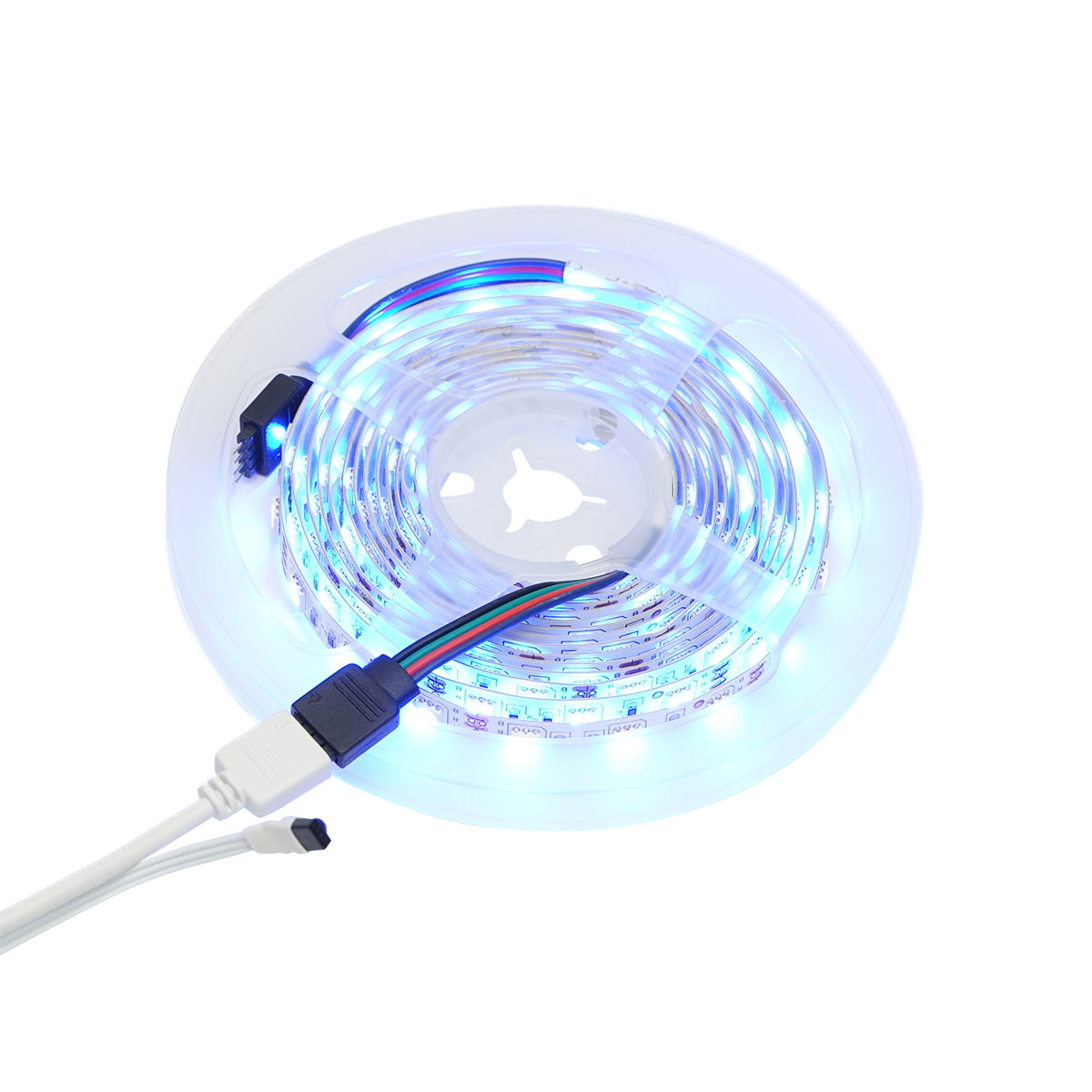 LED szalag 5050, 14.4W/m, RGB, 12–220V, 3 m tekercs, 60 LED/m, IP20, Breckner Germany
