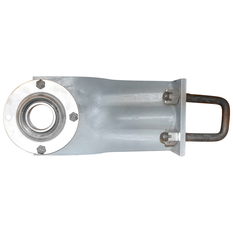 Komplett tartó és bilincs lemezből, csapágyházzal és UC511 csapággyal