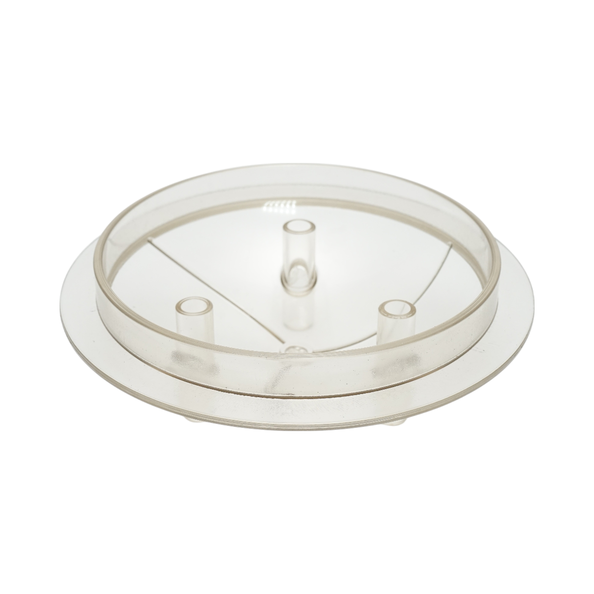 Átlátszó fedél 40 literes tartályhoz, 3 kimenettel, tehénfejő géphez, Breckner Germany