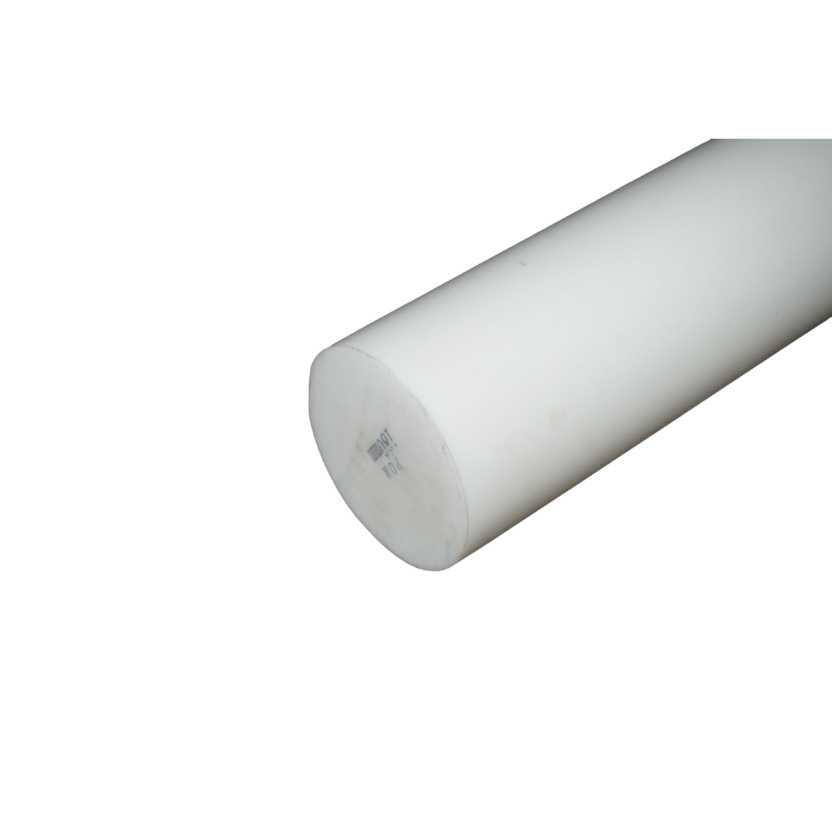 Poliamid, poli-oximetilén (POM) fehér rúd, 1000x180mm, 40.1 kg