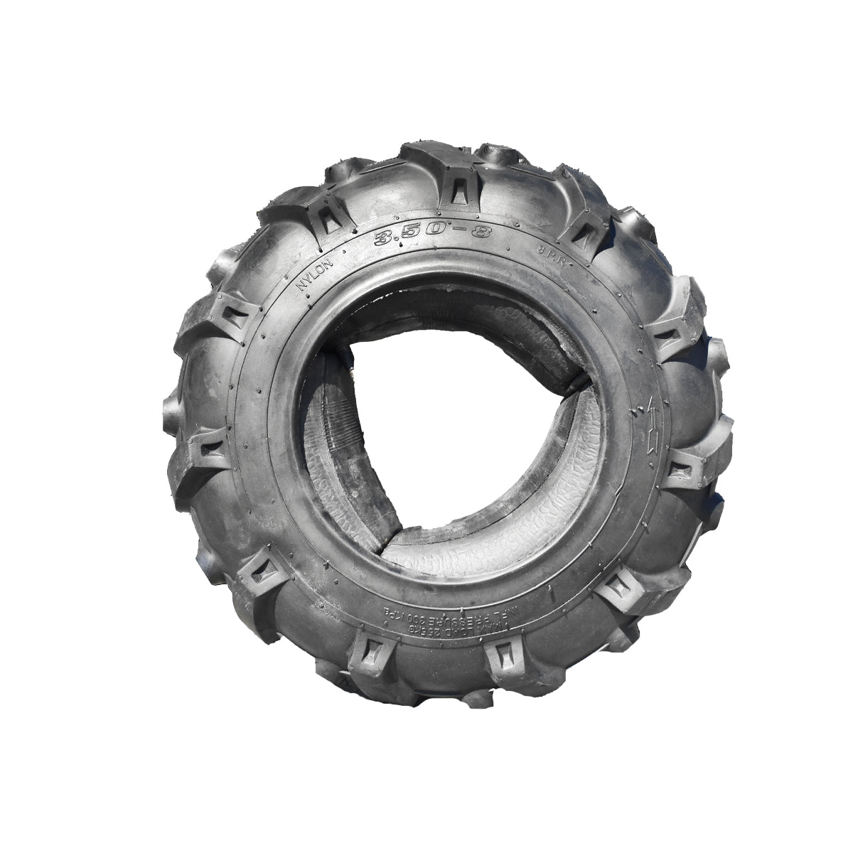 Mezőgazdasági gumiabroncs 350/8, bütykös, rotációs kapához, LP01