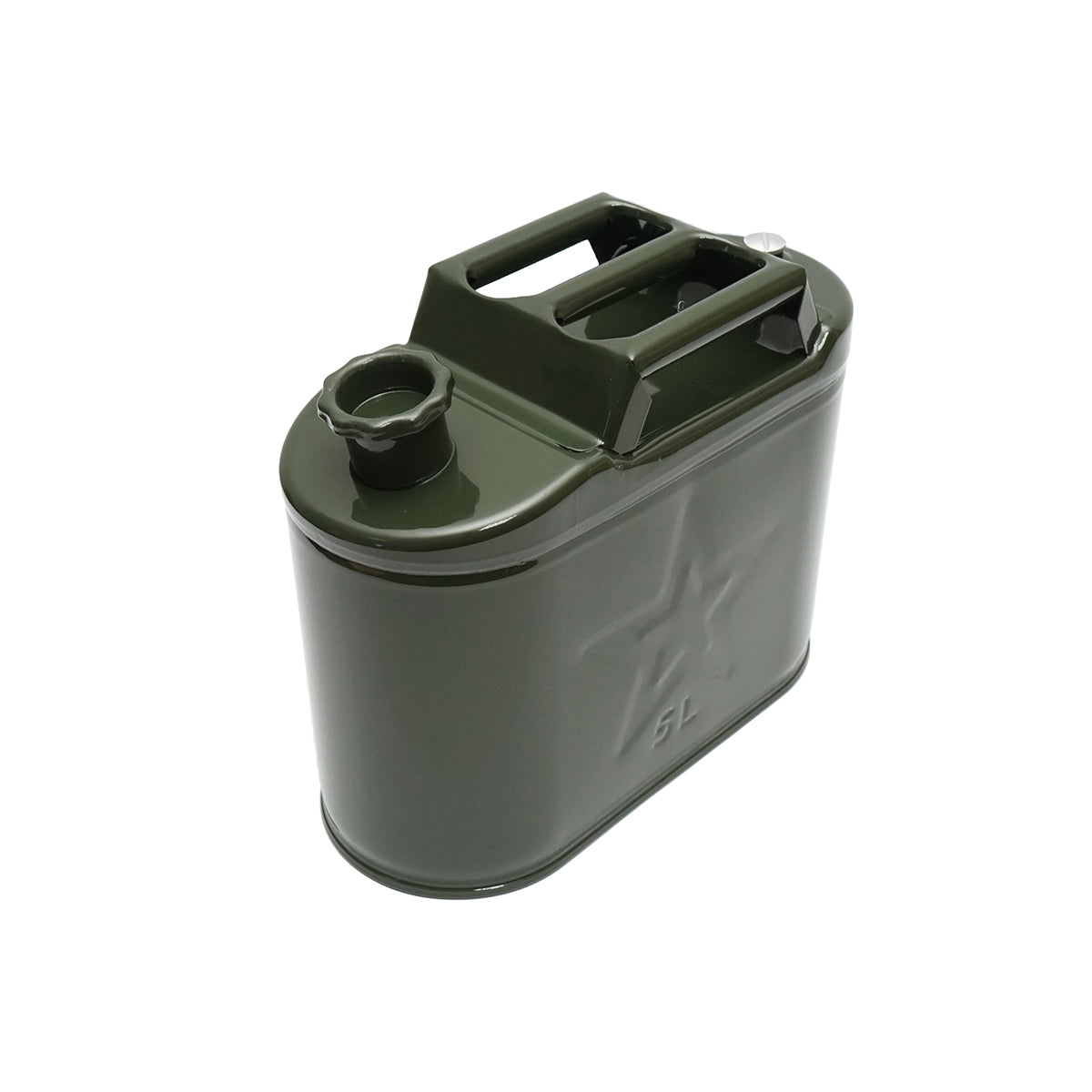 5 literes fém kanna, csavaros kupakkal