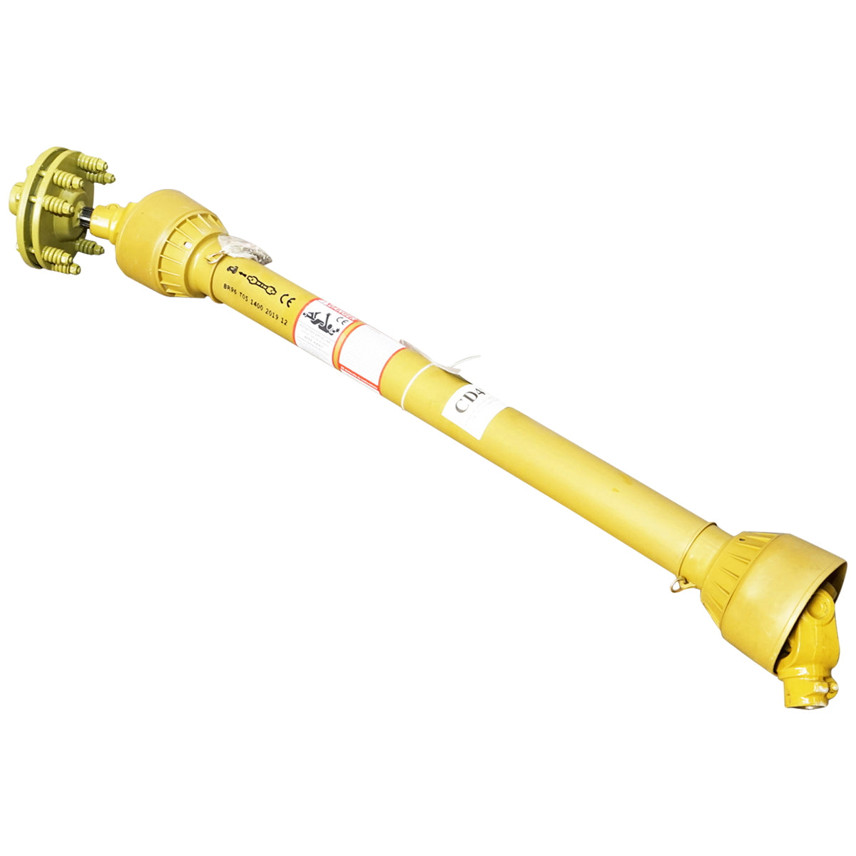 Kardántengely 1400 mm, T5, 1 3/8" Z=6, kéttárcsás kuplunggal, kereszt 30,2x80 mm