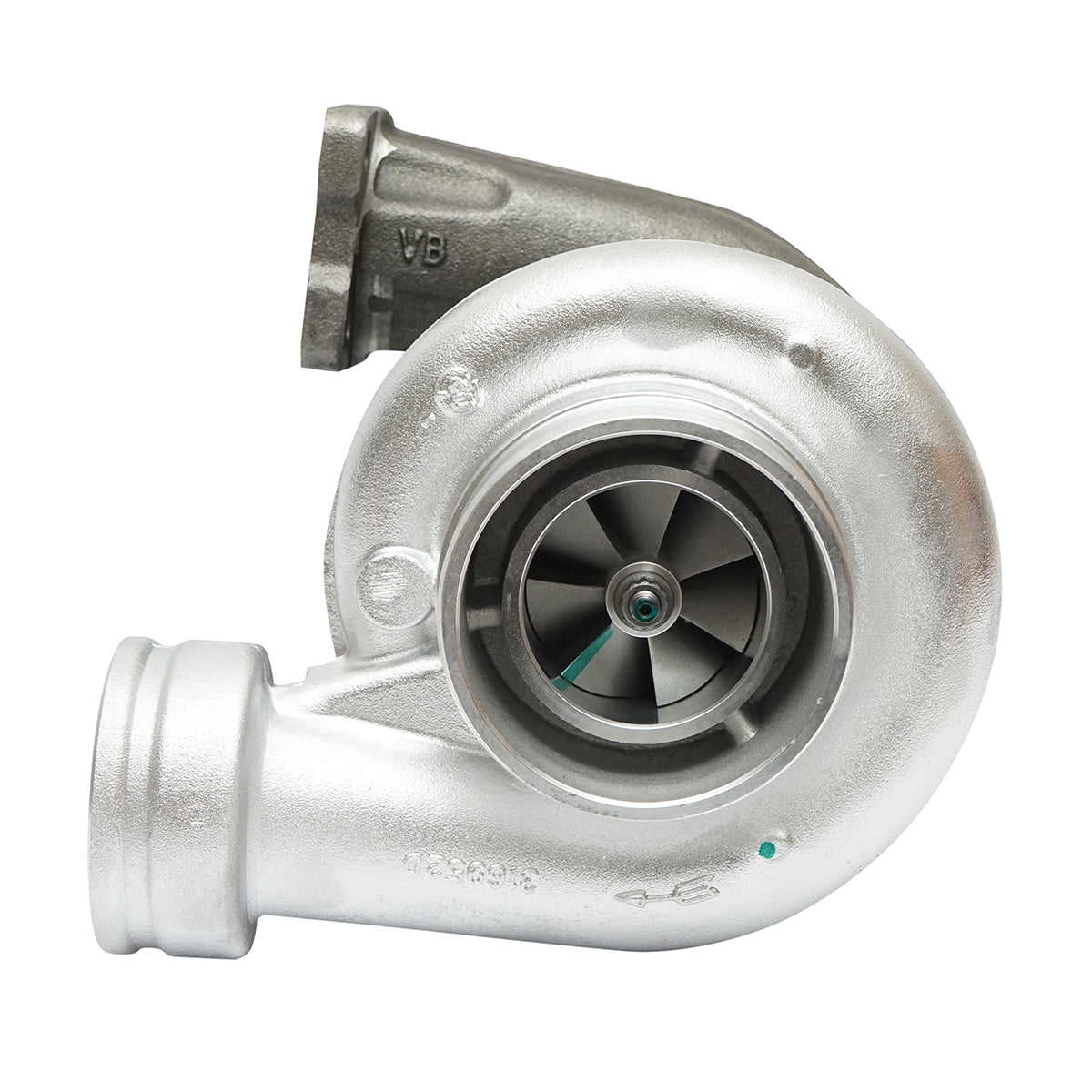 Turbófeltöltő Volvo EC210B kotrógéphez, D6D motorral, OEM kód: 318706, 04282637, 04258679