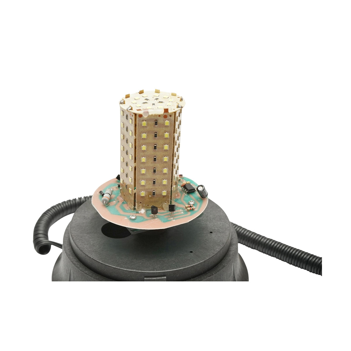 LED/SMD villogó, 24V, mágneses talppal, szivargyújtós csatlakozással