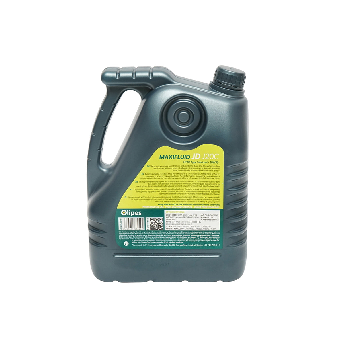 Olipes MAXIFLUID JD 10W30 UTTO hidraulika- és hajtóműolaj, 5L