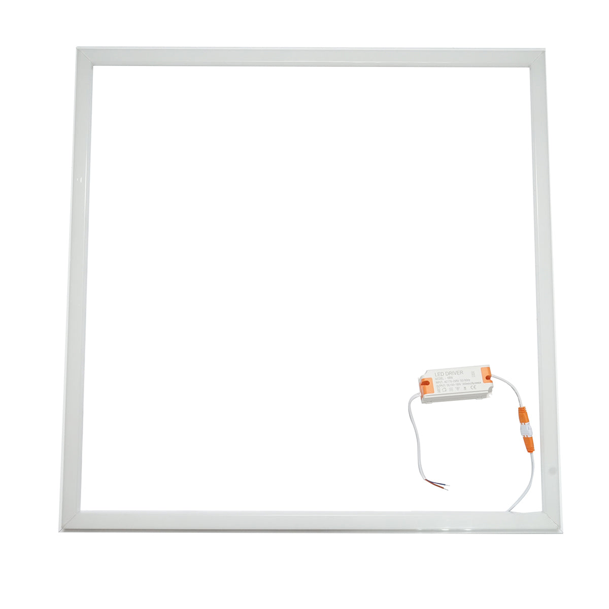 Slim LED panel 48W, 220V, 595x595x7 mm, álmennyezetbe, Breckner Germany