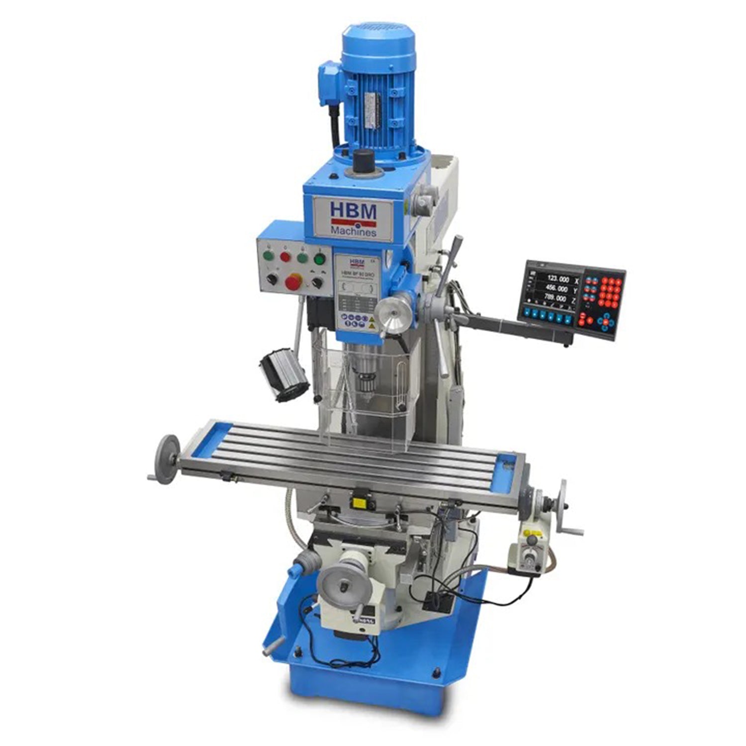 FÚRÓ ÉS FELSŐMARÓ GÉP NAGY ASZTALLAL ÉS DIGITÁLIS KIJELZŐVEL BF 60 400 V